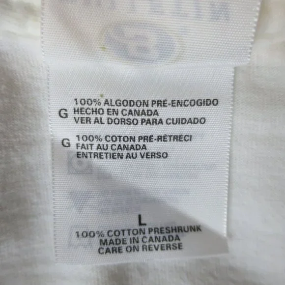 Vintage 90s CFL Toronto Argos T-shirt Size L - Picture 8 of 8